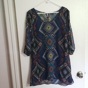 Navy blue dress